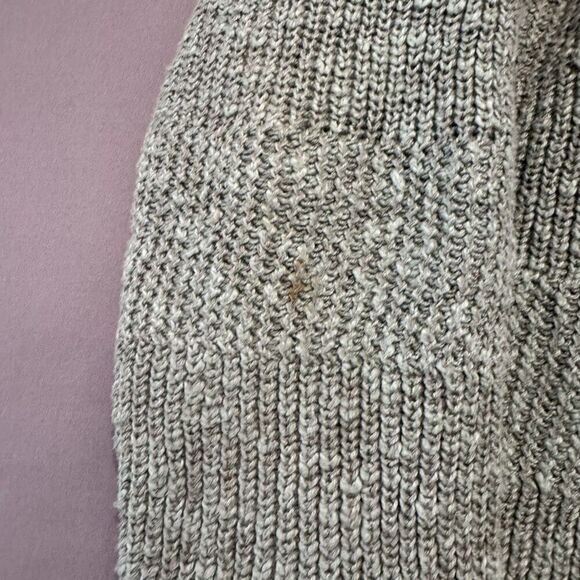 L.L.Bean Women’s Green Knit Open Cardigan Sweater Size Large - Picture 4 of 8